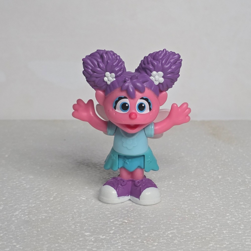 Sesame Street Abby Cadabby Fairy Figure Pink Purple Blue Toy Collectible